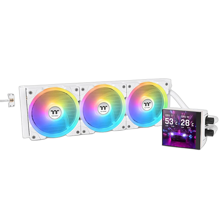 Thermaltake MAGFloe 360 Ultra ARGB Sync AIO Liquid Cooler - Snow Edition
